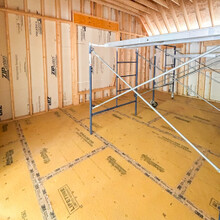 Luxury home under construction in Manchester, Vermont